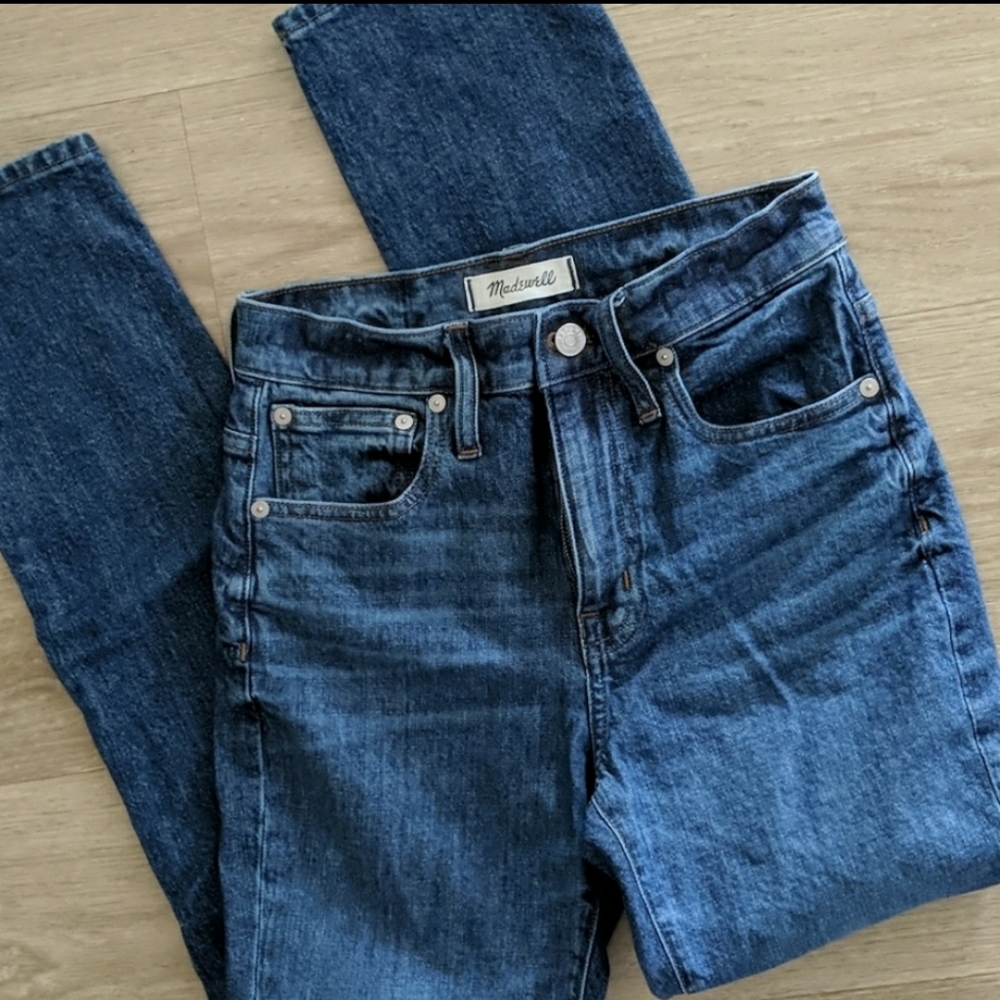 Madewell high rise slim boyjeans